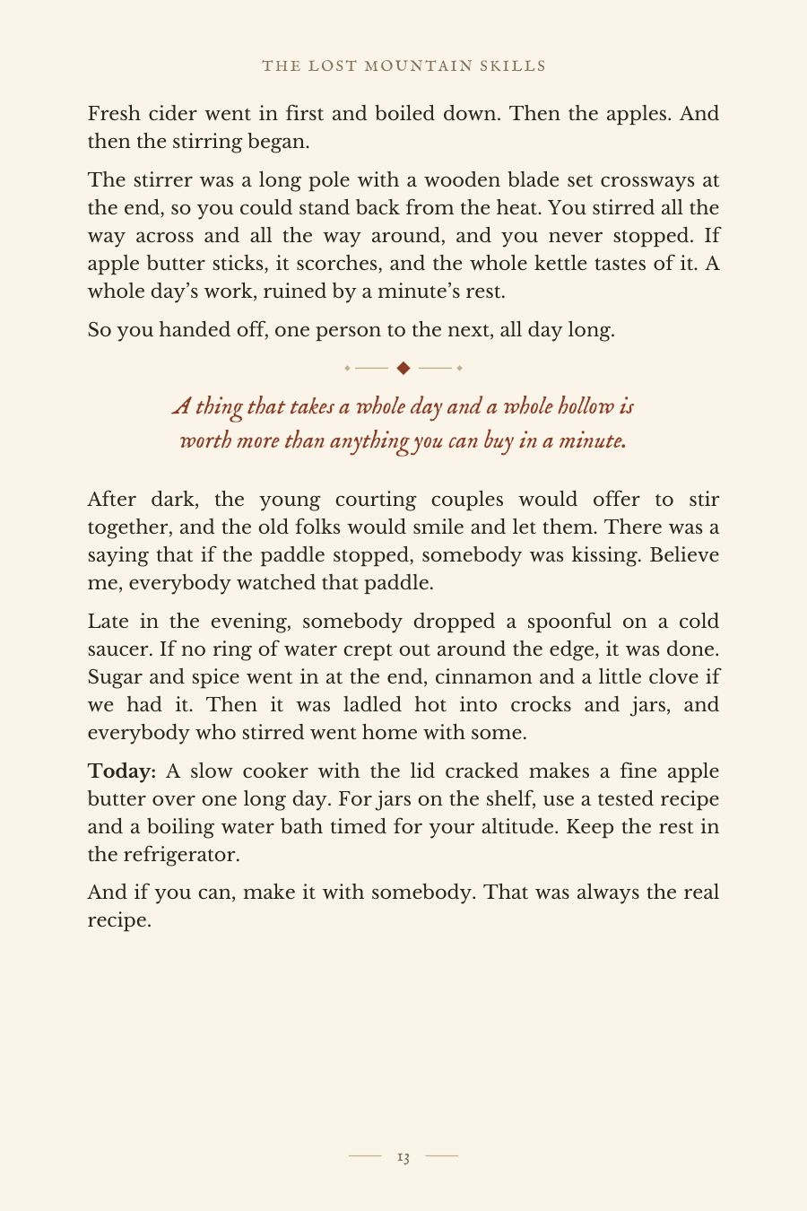 Sample page from Book Three, Lye Soap, Done Safe